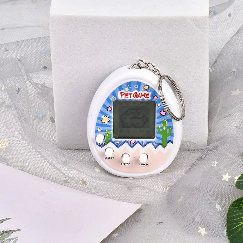 Electronic Virtual Pet Game Keychain Nostalgic Digital Animal Toy