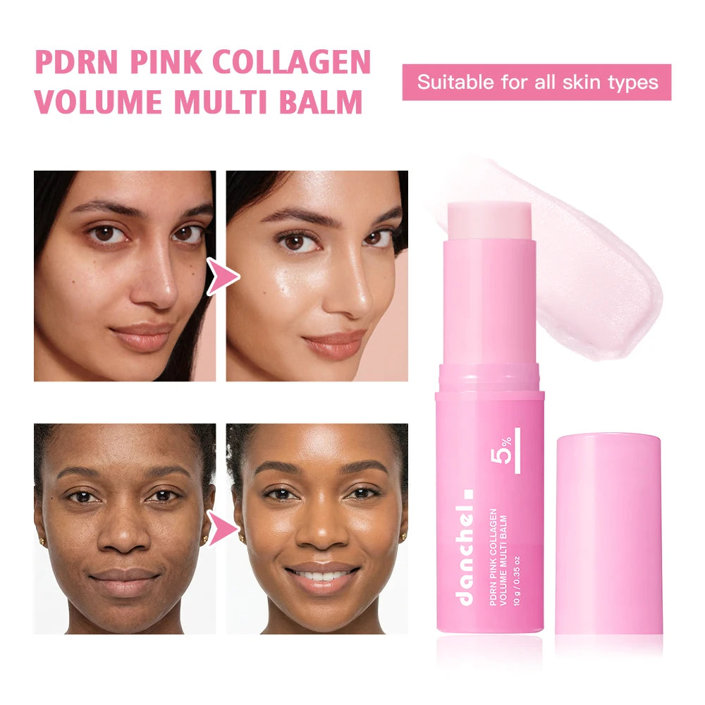 PDRN Pink Collagen Volume Multi Balm Hydrating Face Stick