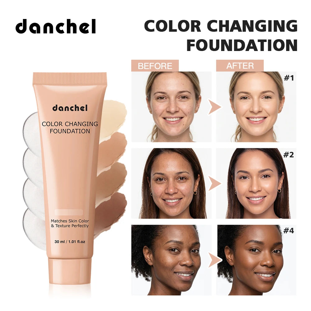 Color Changing Liquid Foundation & Skin Tone Adapting Concealer
