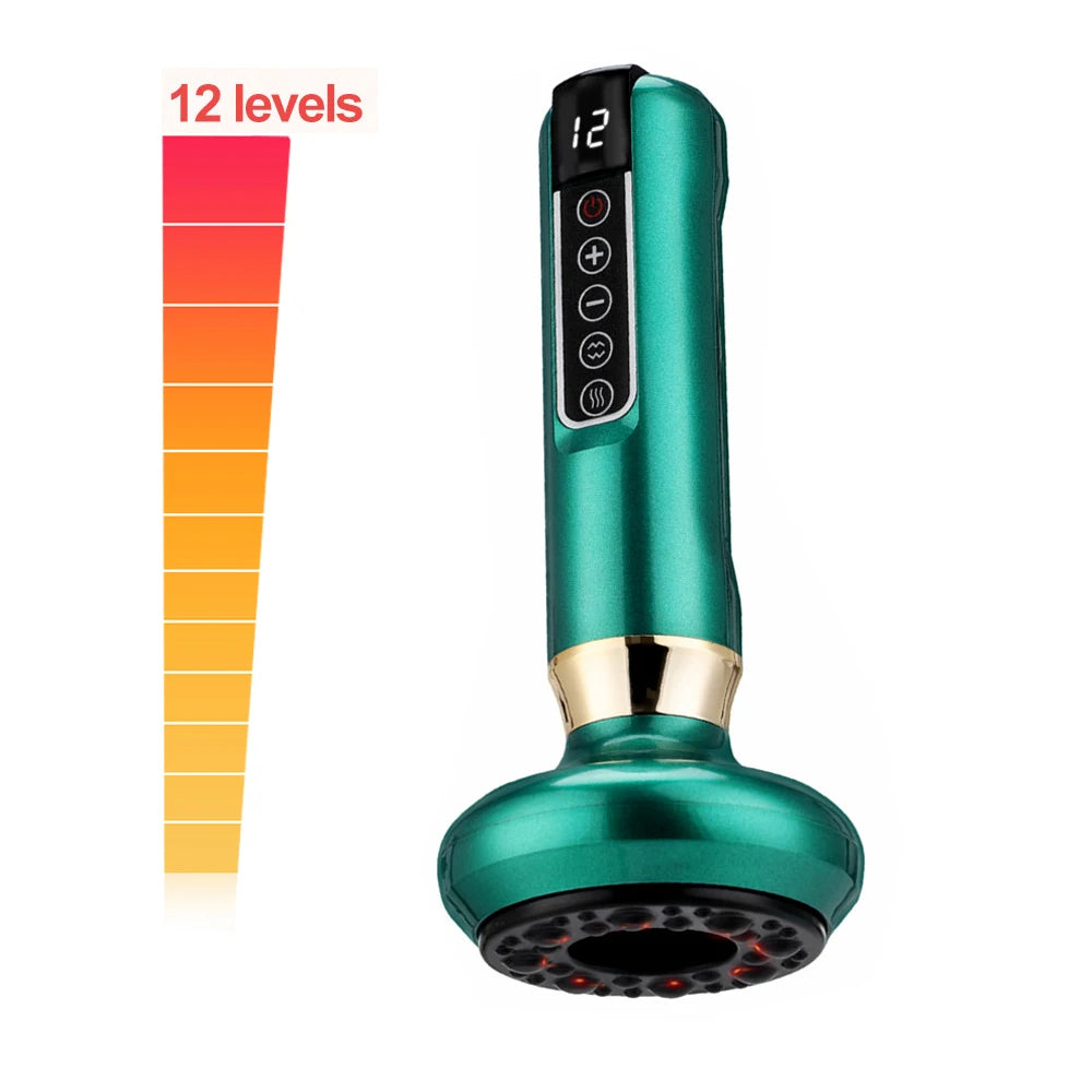 Electric Guasha Cupping Massager Scraping Body Shaping Tool - 33