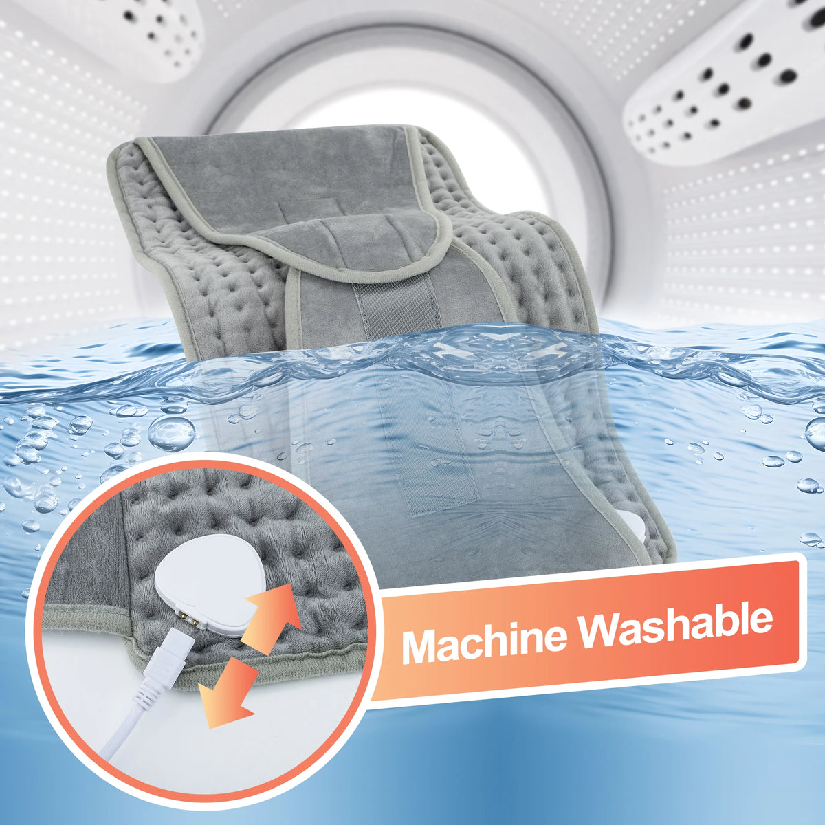Electric Heating Pad Thermal Mat for Body Warming and Pain Relief