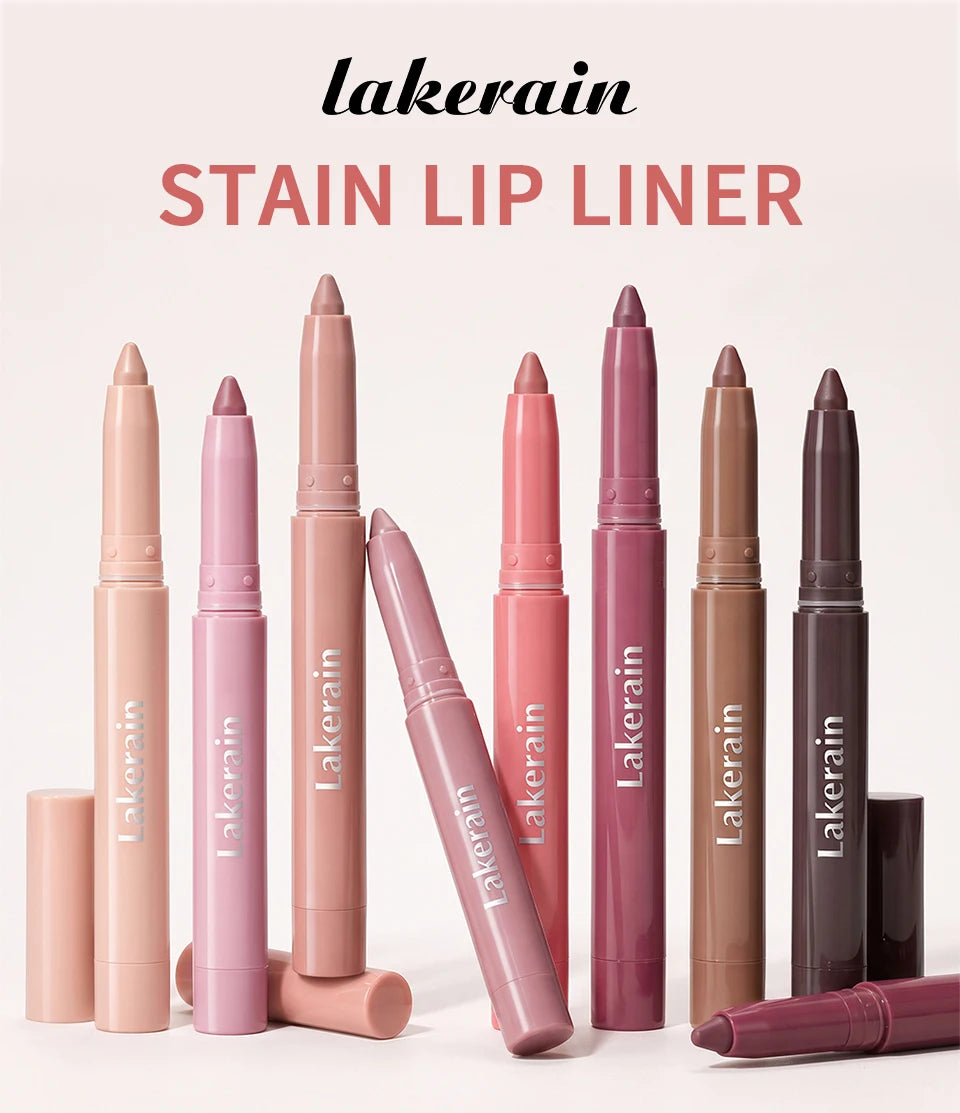 Stain Lip Liner Pencil Waterproof Long Lasting Matte Lip Contour Pen - 7