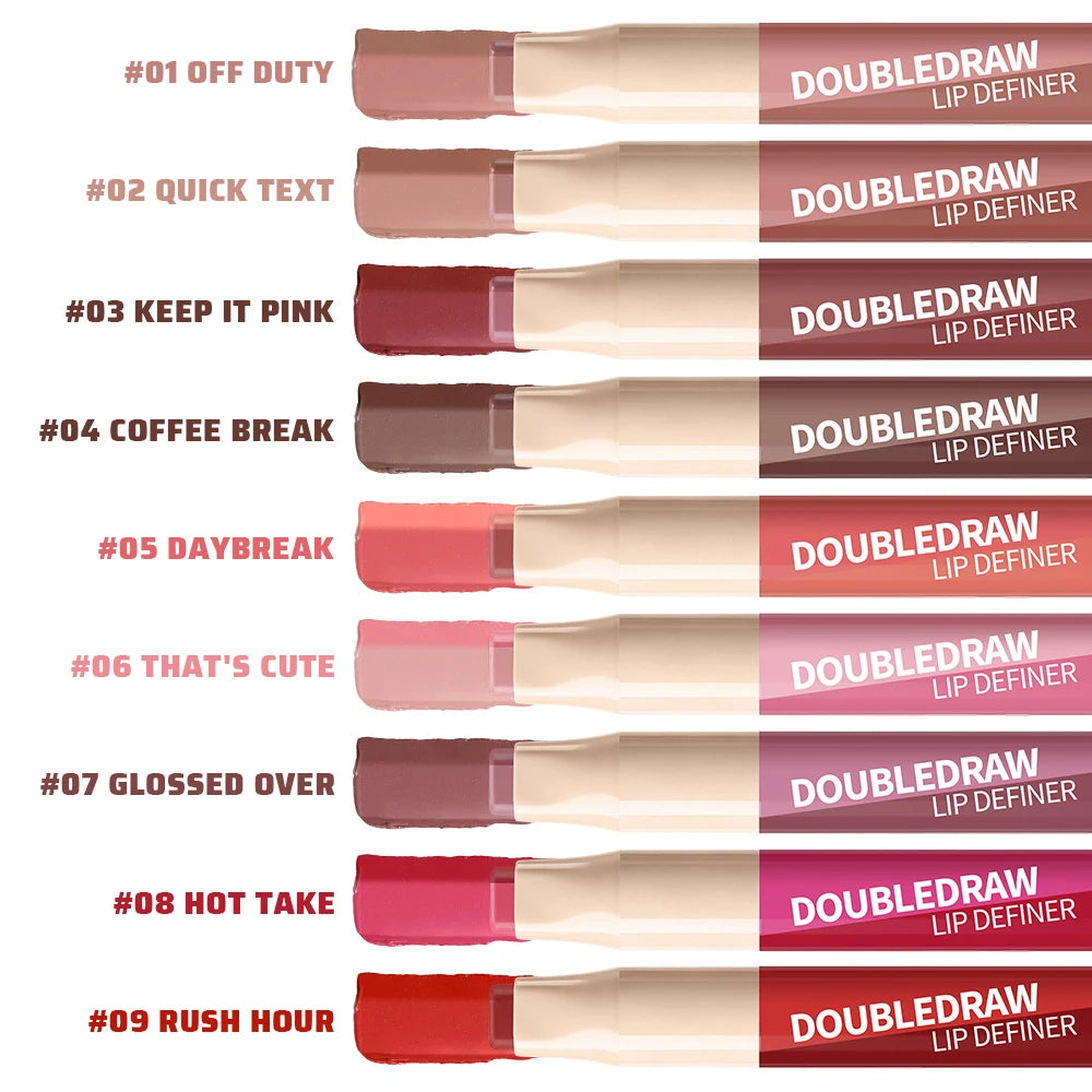 2 in 1 Lip Liner & Matte Velvet Lip Gloss Duo