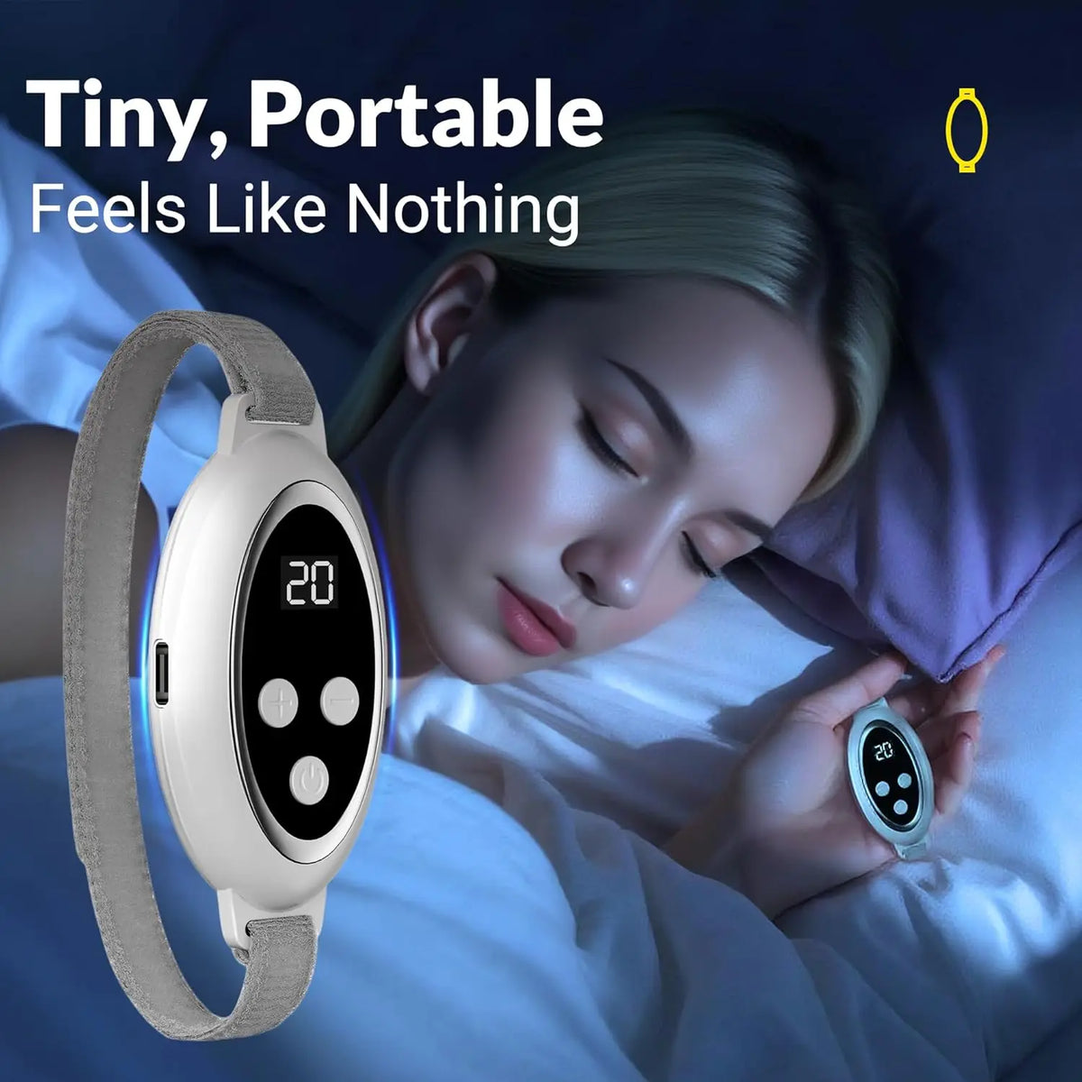 Microcurrent Sleep Aid Device EMS Pulse Massager Insomnia Relief