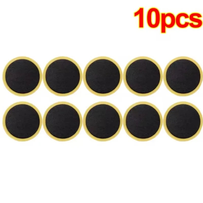 Bicycle Tire Repair Patches Glue Free Inner Tube Puncture Fix Kit
