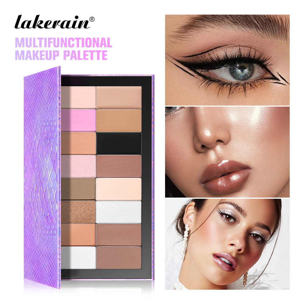 Lakerain Magnetic Mermaid Eyeshadow Makeup Palette DIY Beauty Kit