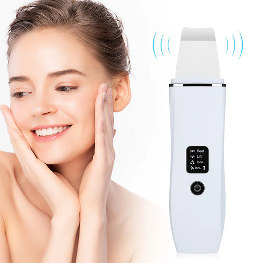 Ultrasonic Skin Scrubber Facial Pore Cleaner and Lifting Machine