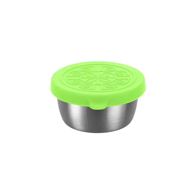 Stainless Steel Dipping Sauce Cups Reusable Condiment Food Containers