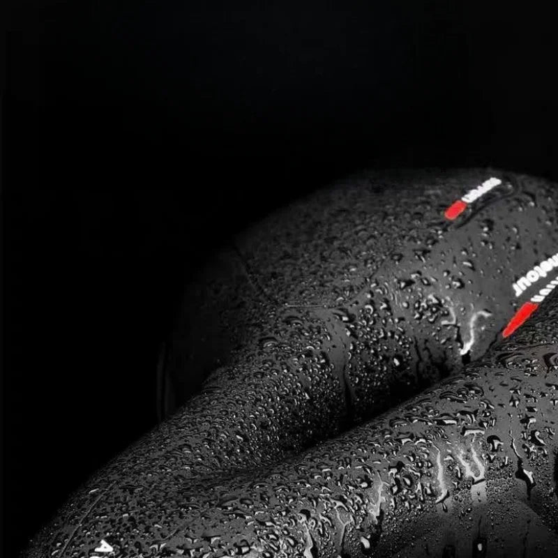 Comfortable MTB Bike Saddle with Integrated Safety Warning Tail Light
