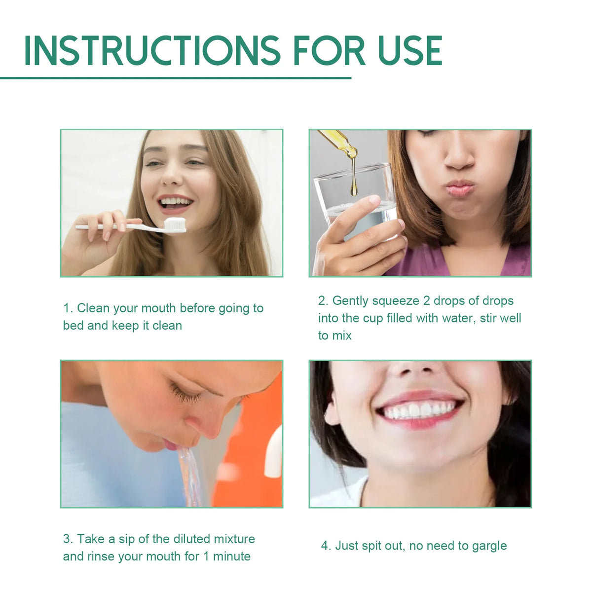 Toothache Relief Drops Plaque Stain Gum Pain Cure Oral Care