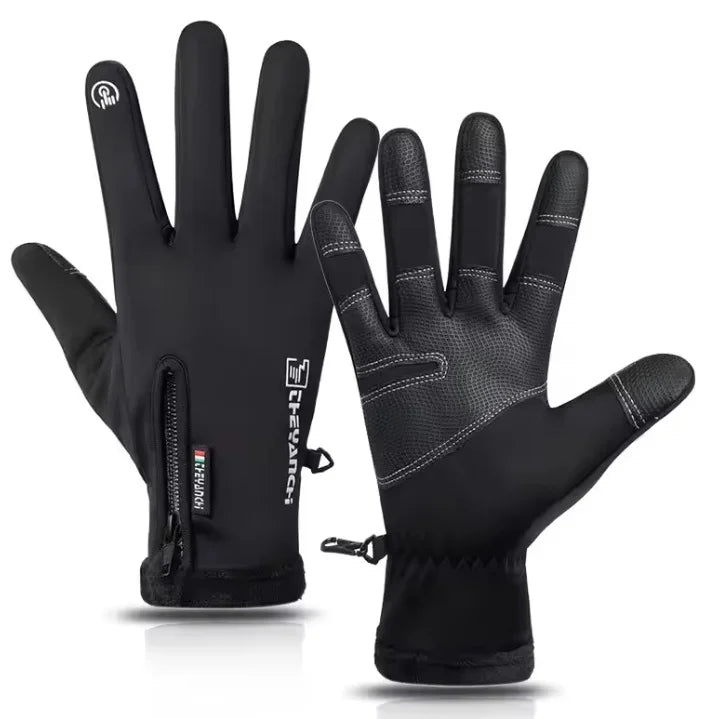 Waterproof Winter Cycling Gloves Touch Screen Thermal Warm Gloves - 15