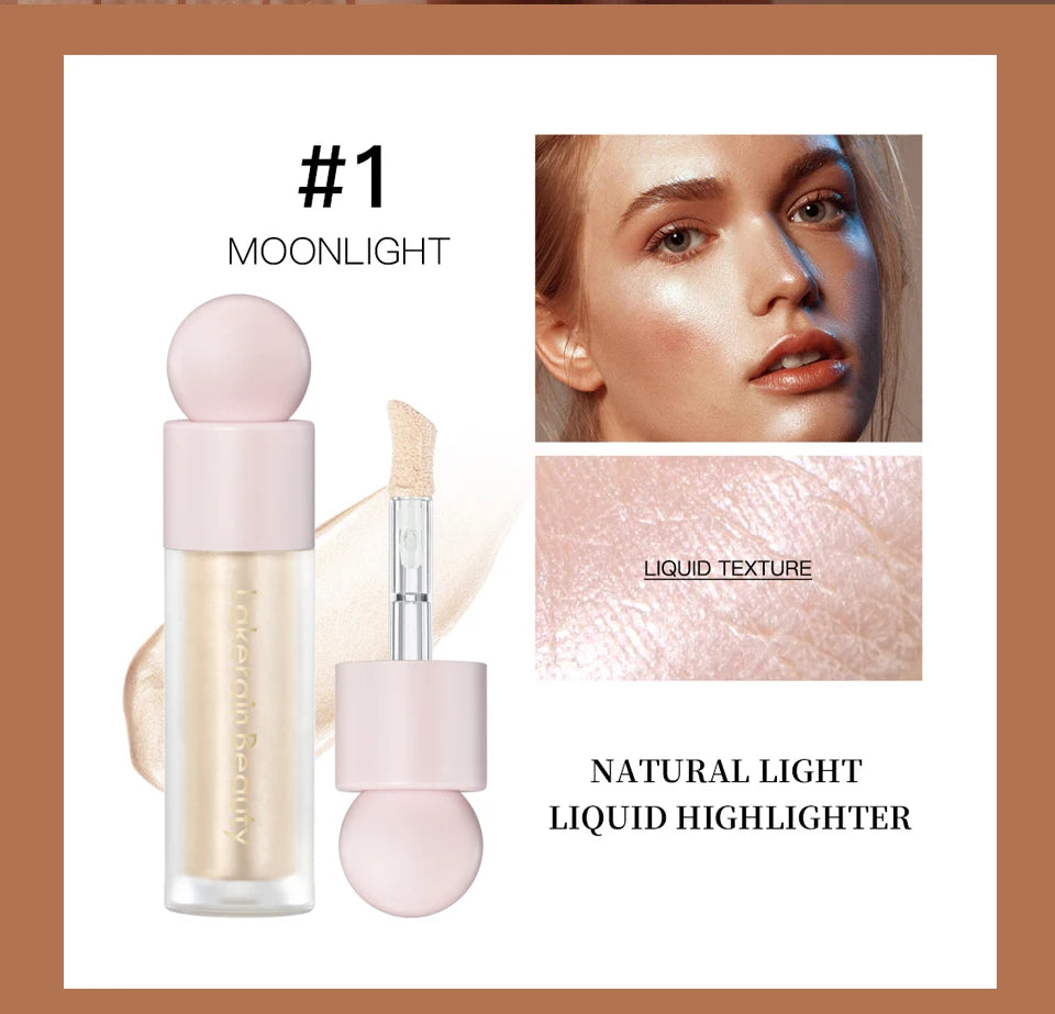 Liquid Highlighter Makeup Natural Glow Luminizer - 8