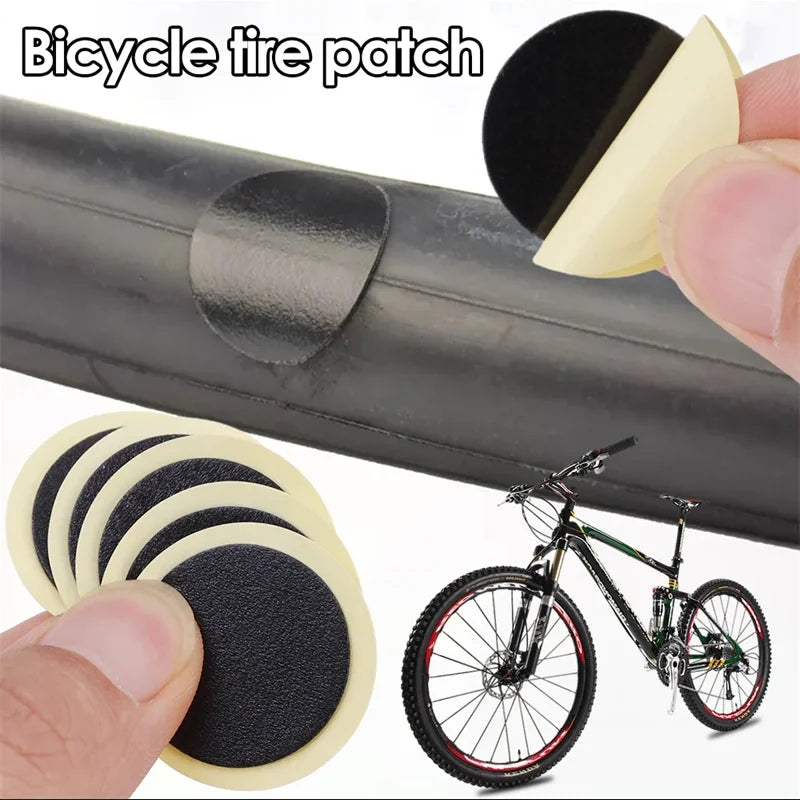 Bicycle Tire Patches Glue-free Bike Inner Tube Repair Kit 10-100pcs
