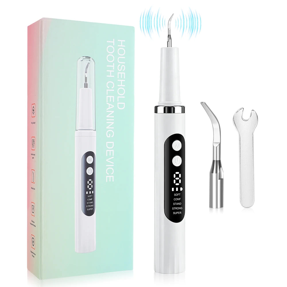 Ultrasonic Dental Scaler Teeth Tartar Remover Electric Cleaner - 17