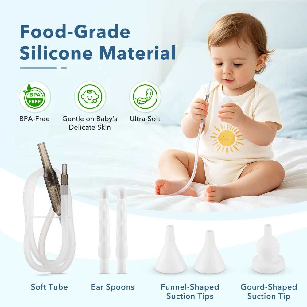 Electric Baby Nasal Aspirator & Ear Wax Removal Kit