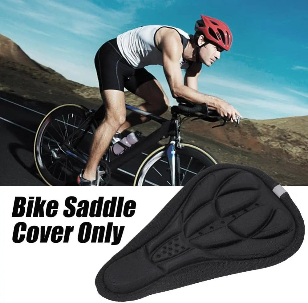 3D Padded Bike Seat Cover Soft MTB Cycling Saddle Cushion Mat - 11