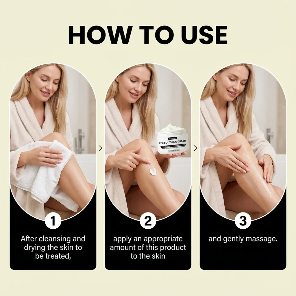 Leg Soothing Cream Moisturizing Muscle Relief Massage Cream - 12