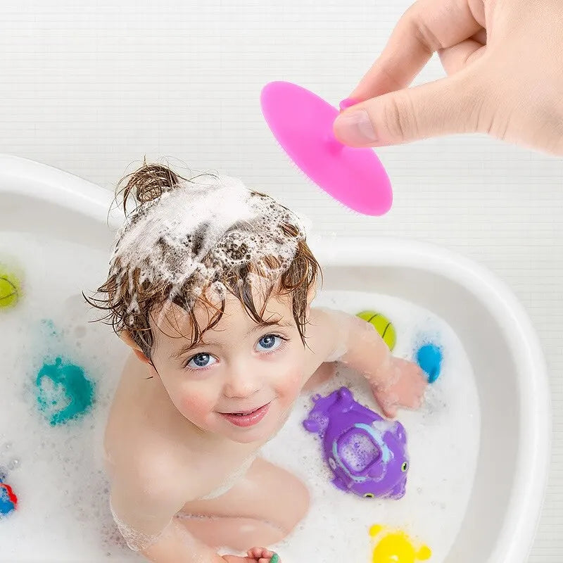 Silicone Facial Cleansing Brush Exfoliating Scrubber and Baby Bath Pad