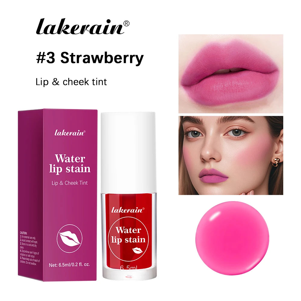 Lakerain 2 in 1 Water Lip Tint Stain and Liquid Blush - 23