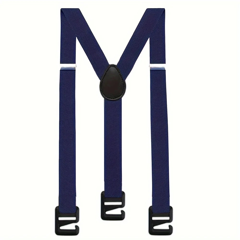Unisex Adjustable Suspender Straps Heavy Duty Elastic Belt for Hiking