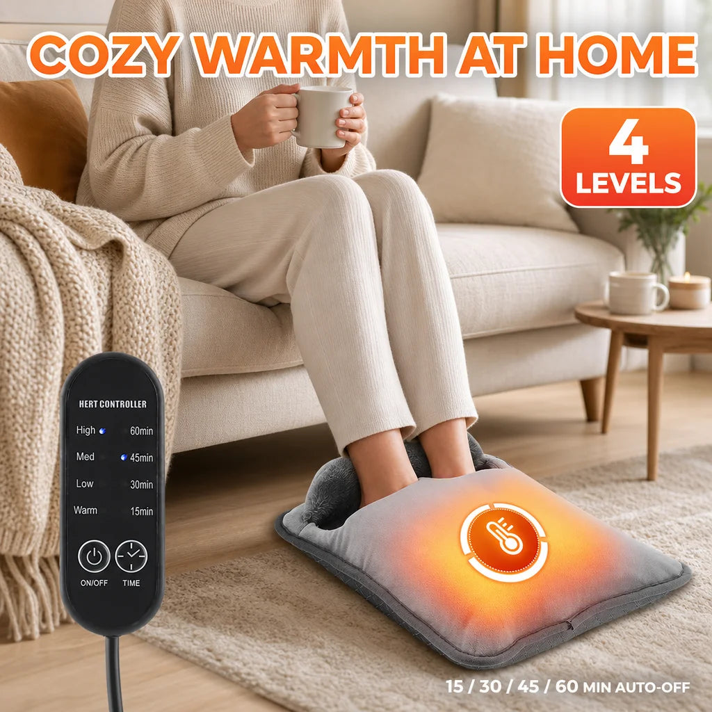 Electric Foot Warmer Heated Pad Winter Foot Heating Device