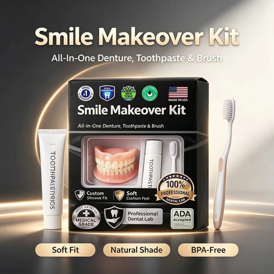 Moldable Silicone Denture Kit Instant Smile False Teeth Set