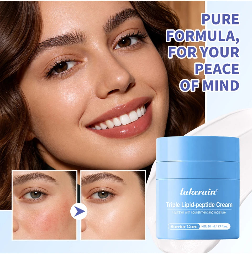 Triple Lipid Peptide Cream Deep Hydration Face Moisturizer