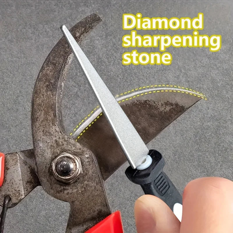 Diamond Sharpening File for Gardening Pruners and Scissors - 7