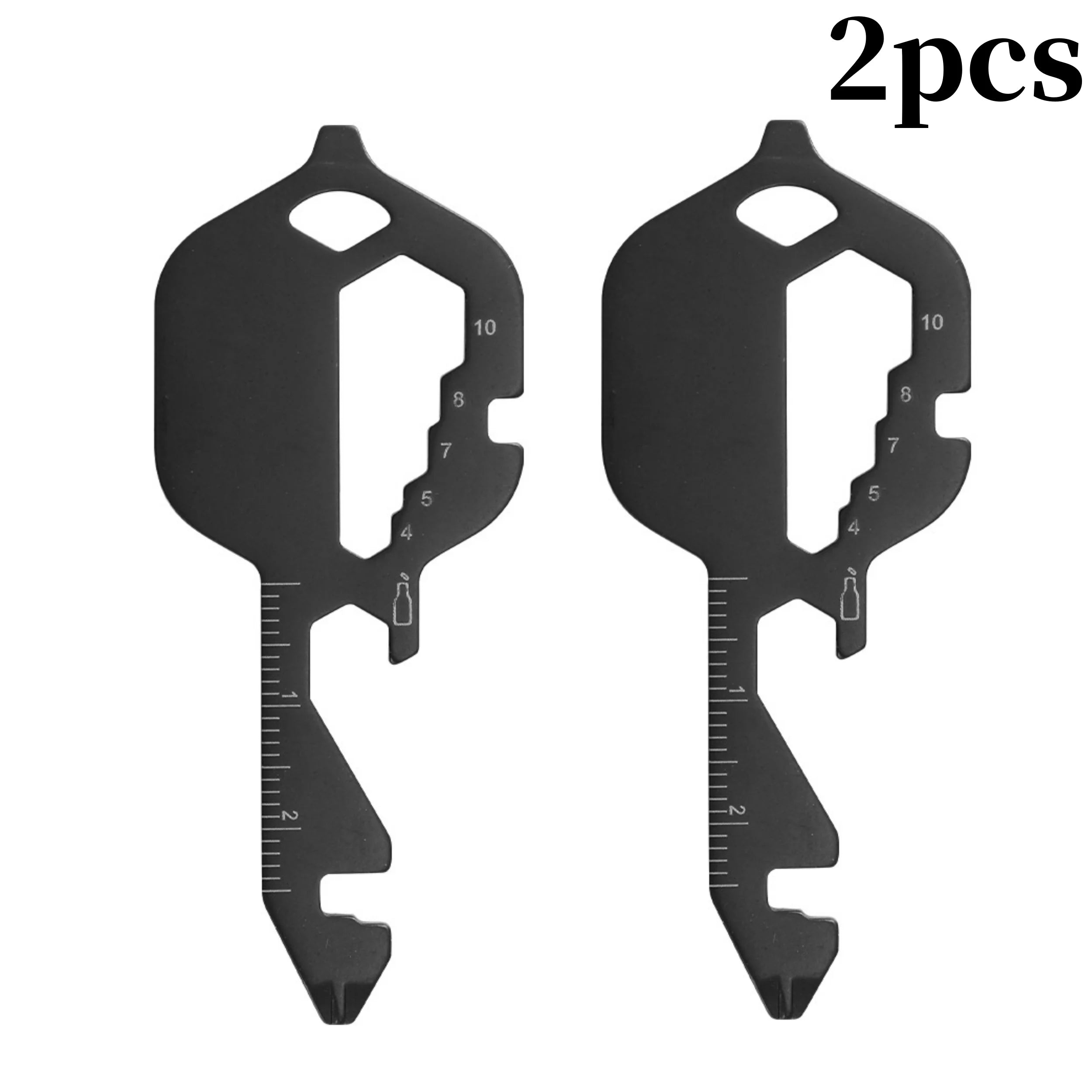 13-in-1 Stainless Steel Keychain Multitool Portable EDC Repair Gadget - 14