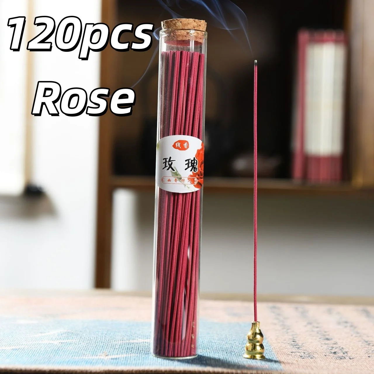 120pc Natural Incense Sticks Aromatherapy Air Freshener Fragrance Set