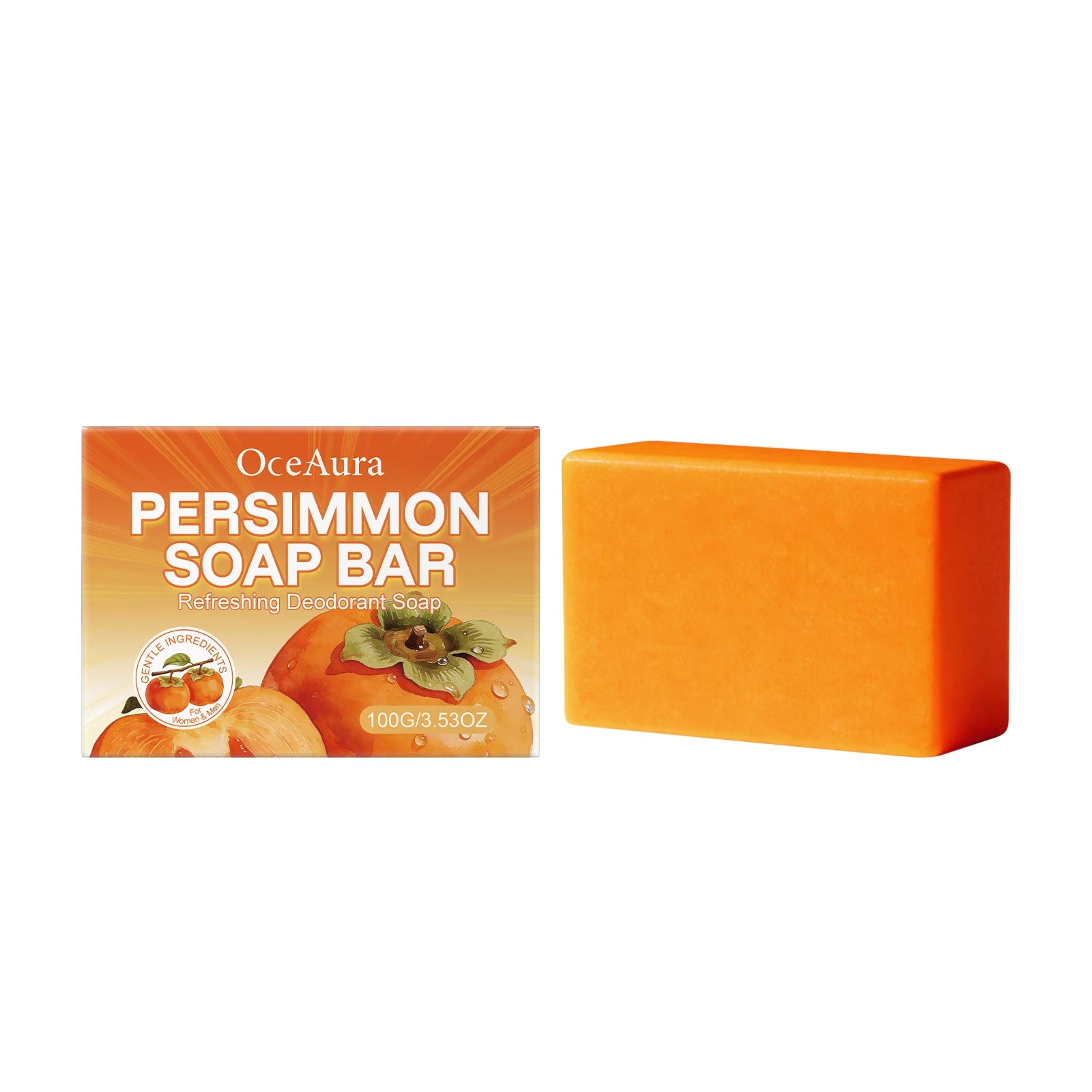 Persimmon Soap Bar Deodorizing Body Cleanser - 20
