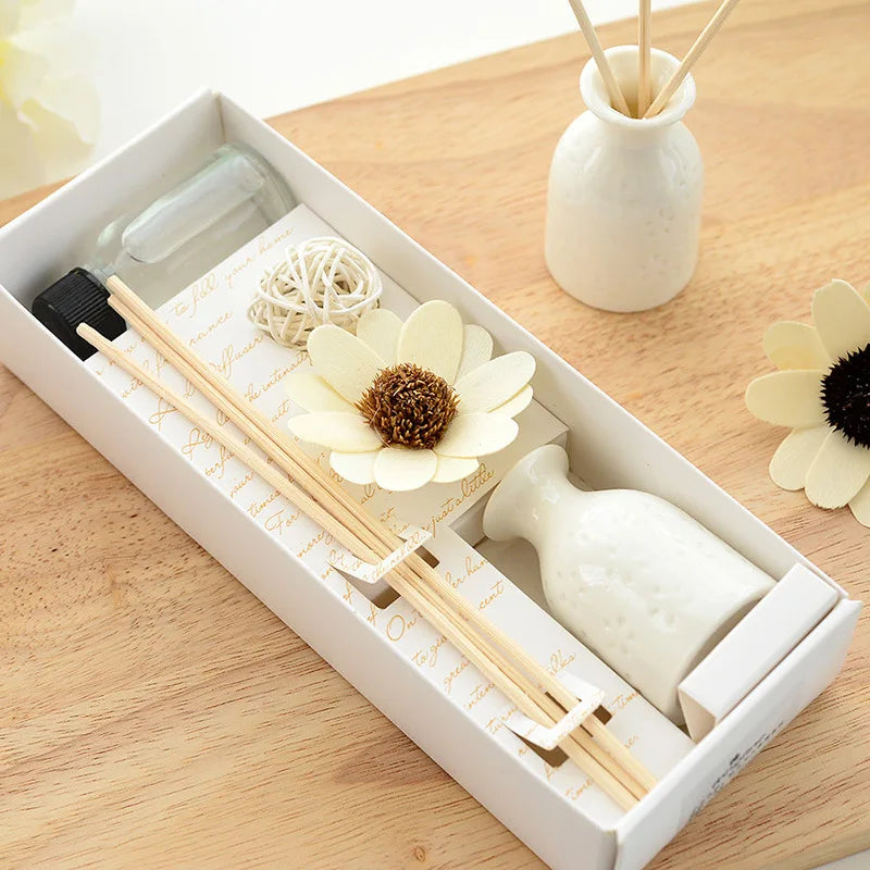 Aromatherapy Reed Diffuser Set Home Fragrance Air Freshener Gift - 2