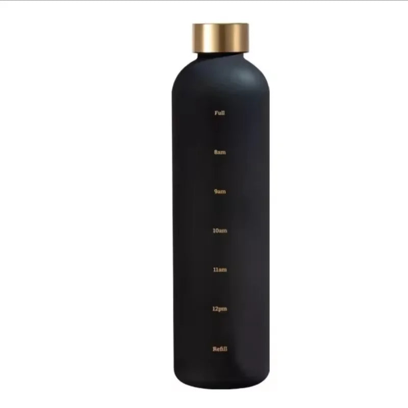 1L Motivational Water Bottle with Time Marker Leakproof Sports Jug - 15