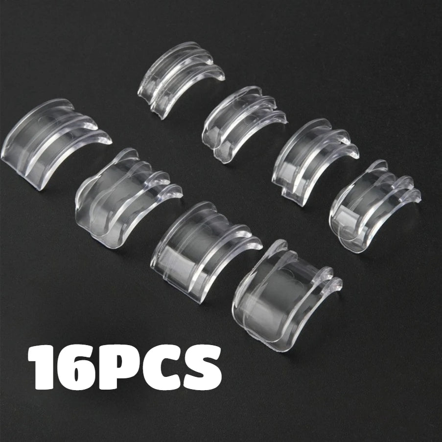 16pcs Invisible Ring Size Adjuster Silicone Ring Guard Sizer Retainer - 14