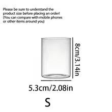 Modern Glass Cylinder Vase Floating Candle Holder for Wedding Centerpieces - 8