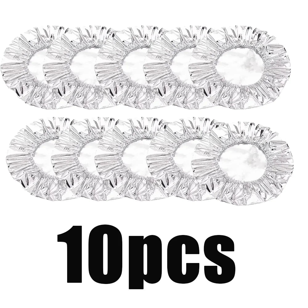 Reusable Aluminum Foil Bowl Covers Food Storage Wraps for Oven Picnic - 23
