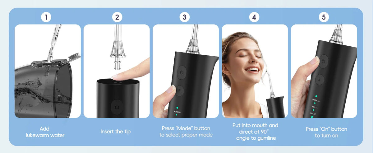 Water Flosser and Electric Toothbrush Combo Oral Clean Kit