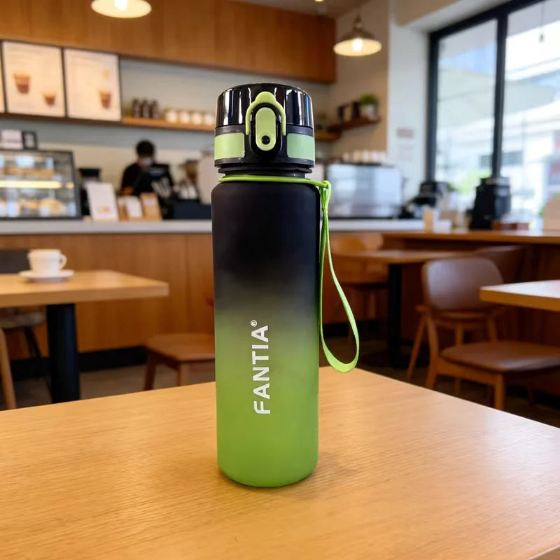 Fantia Frosted Gradient Sports Water Bottle Leak Proof Fitness Flask - 14