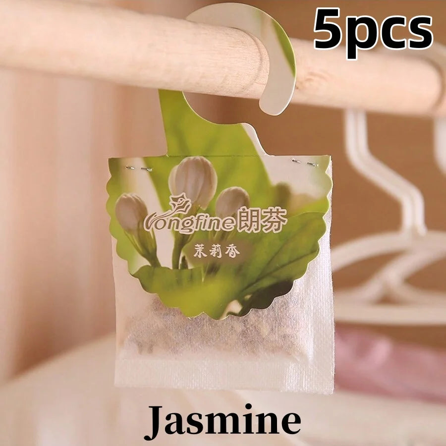 5 10 Pack Wardrobe Hanging Sachets Air Freshener Closet Odor Eliminator - 17