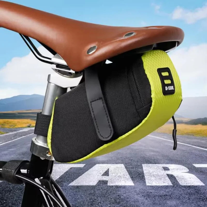 Reflective Bike Saddle Bag MTB Seat Storage Pouch Cycling Tool Pack - 5