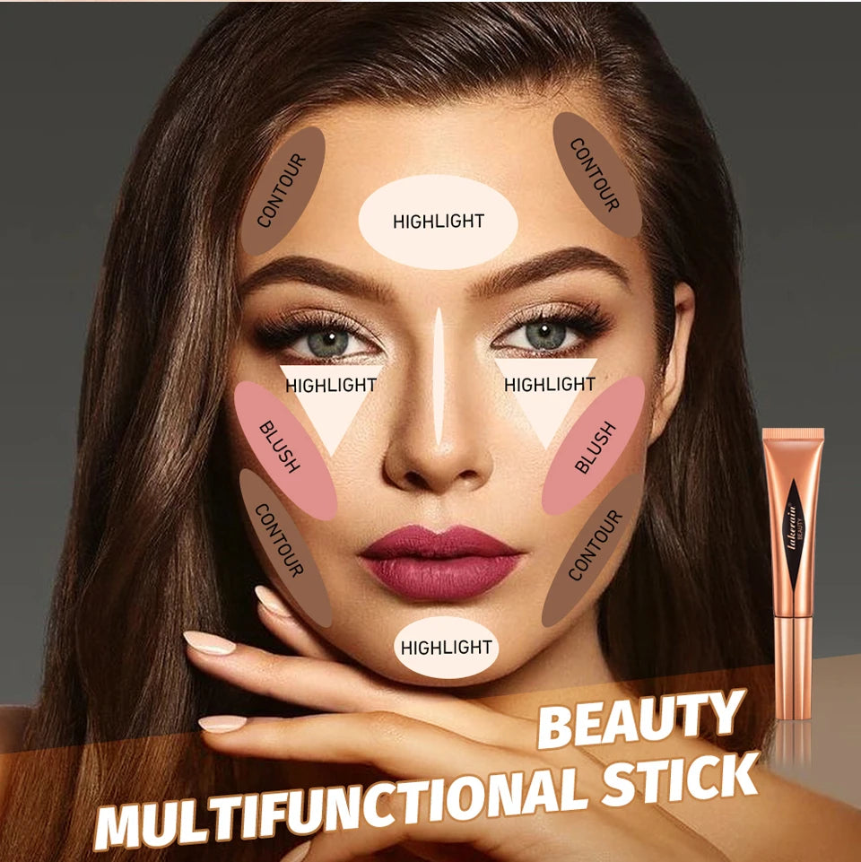 Liquid Contour Wand Blusher Highlighter Makeup Stick - 16