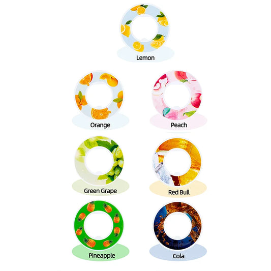 Scented Flavor Pods for Water Bottles Zero Sugar Fruit Scent Rings