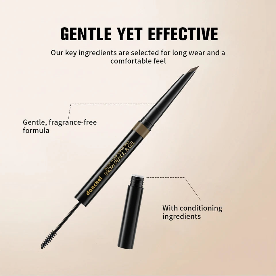 2 in 1 Waterproof Brow Pencil and Gel