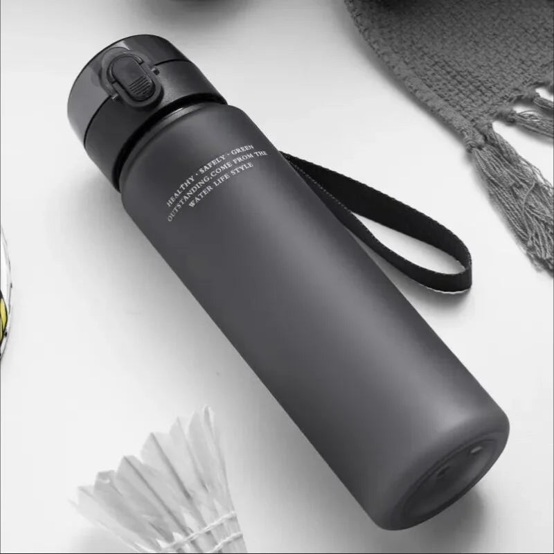 Leak Proof Sports Water Bottle BPA Free Fitness Gym Cup 560ml - 2