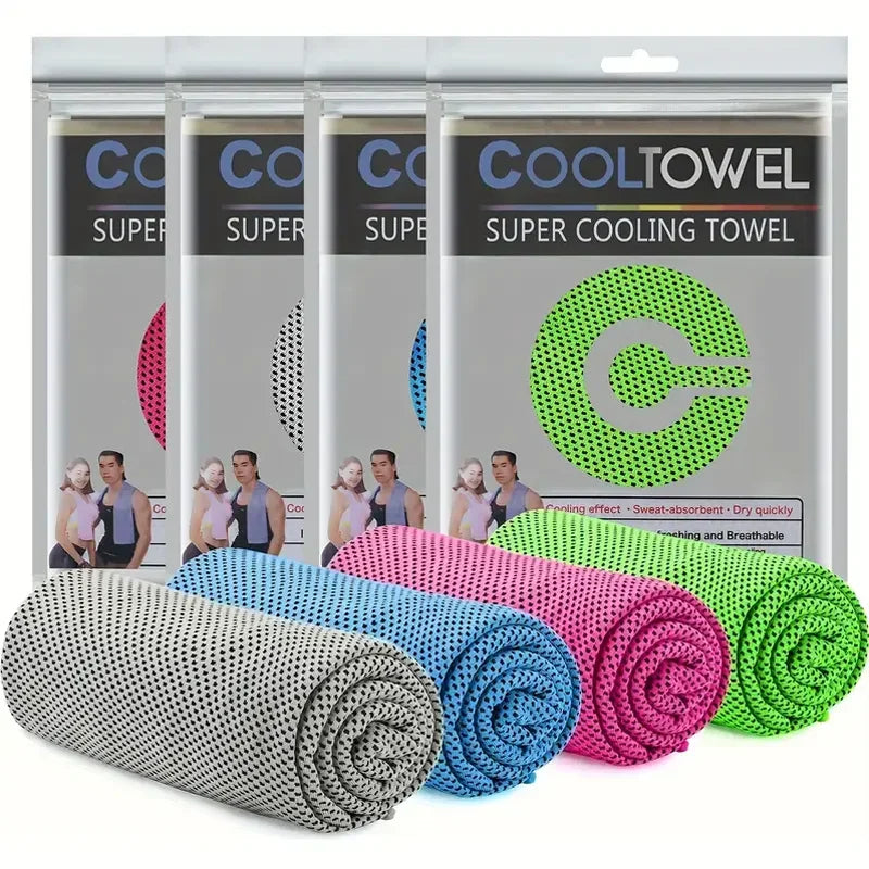Instant Cooling Towel for Sports Fitness Workout and Yoga Sweat Relief - 7