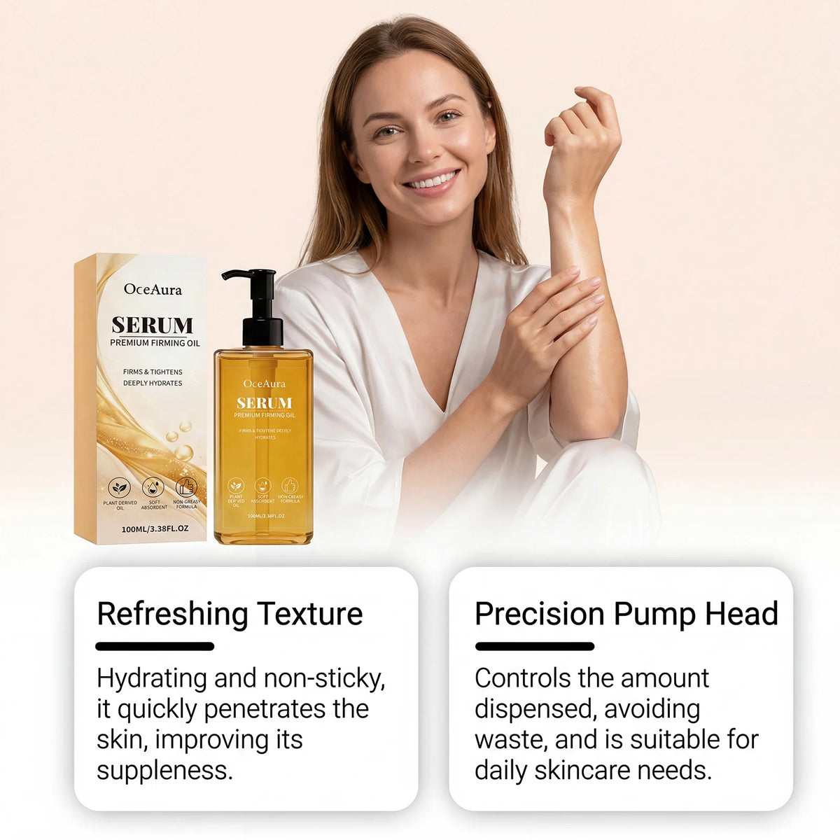 OceAura Firming Serum Oil Lifting Body Care Spa