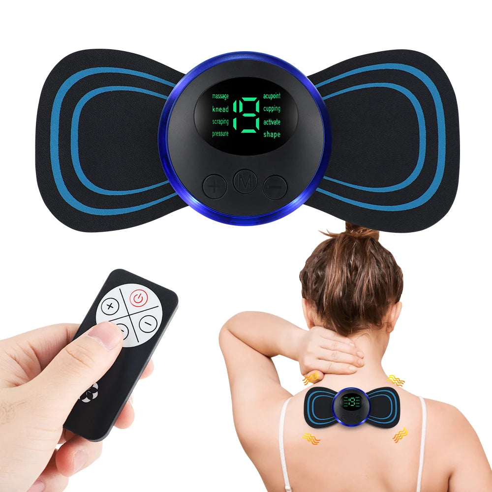 Smart Electric Neck Massager Portable Cervical Massage Patch Tool - 7
