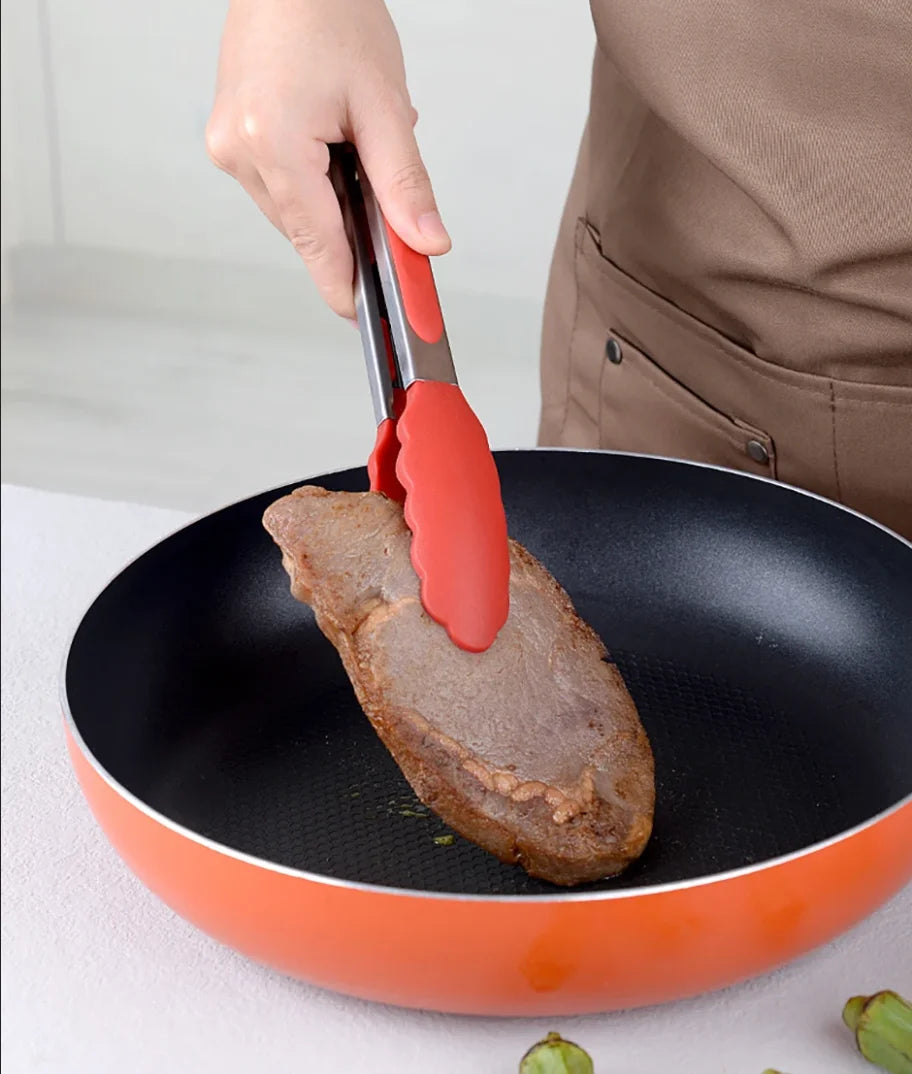 10 Piece Silicone Kitchen Utensil Set Nonstick Heat Resistant Cookware - 13