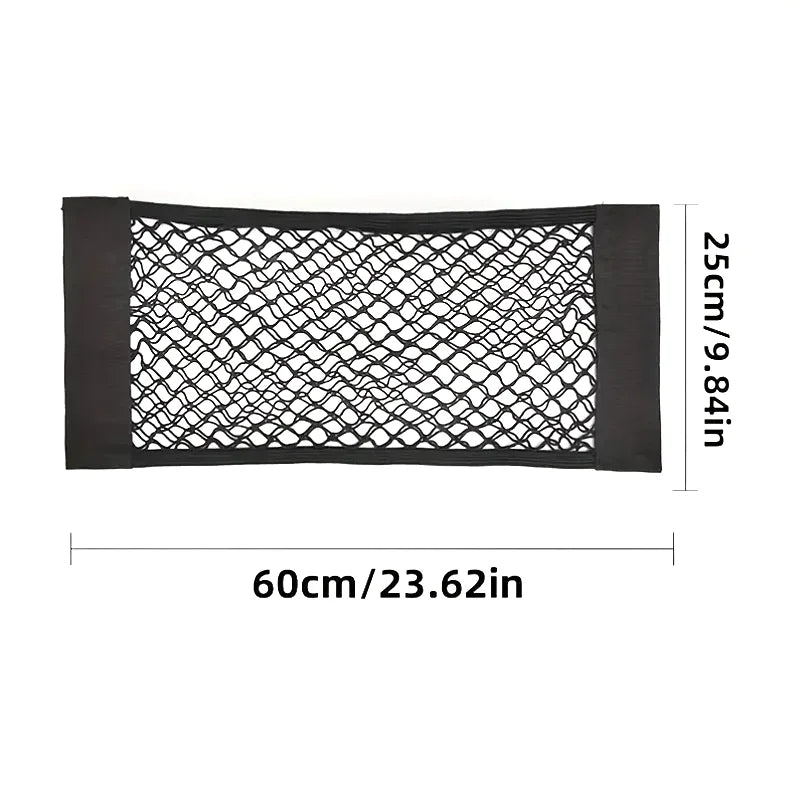 Car Trunk Storage Net Elastic Mesh Organizer Seat Back Cargo Net - 15