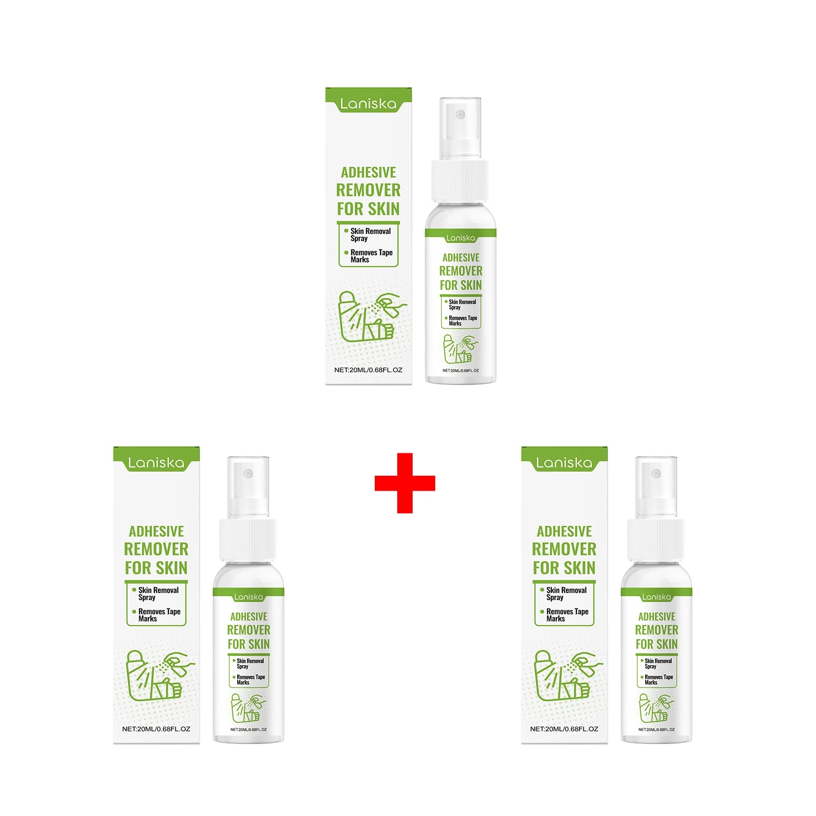Gentle Adhesive Remover Spray for Skin Tape Marks - 17